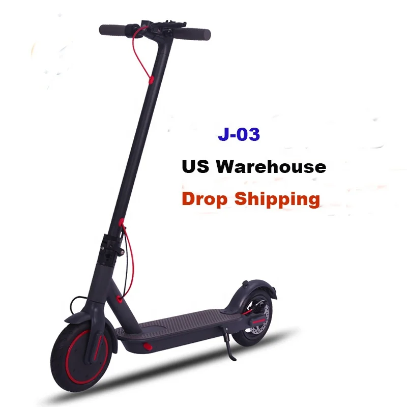 J-03 Dropshipping Scooter USA Warehouse 350W 8.5 Inch Mobility Scooters Electric Two Wheel Foldable Light Weight Scooter