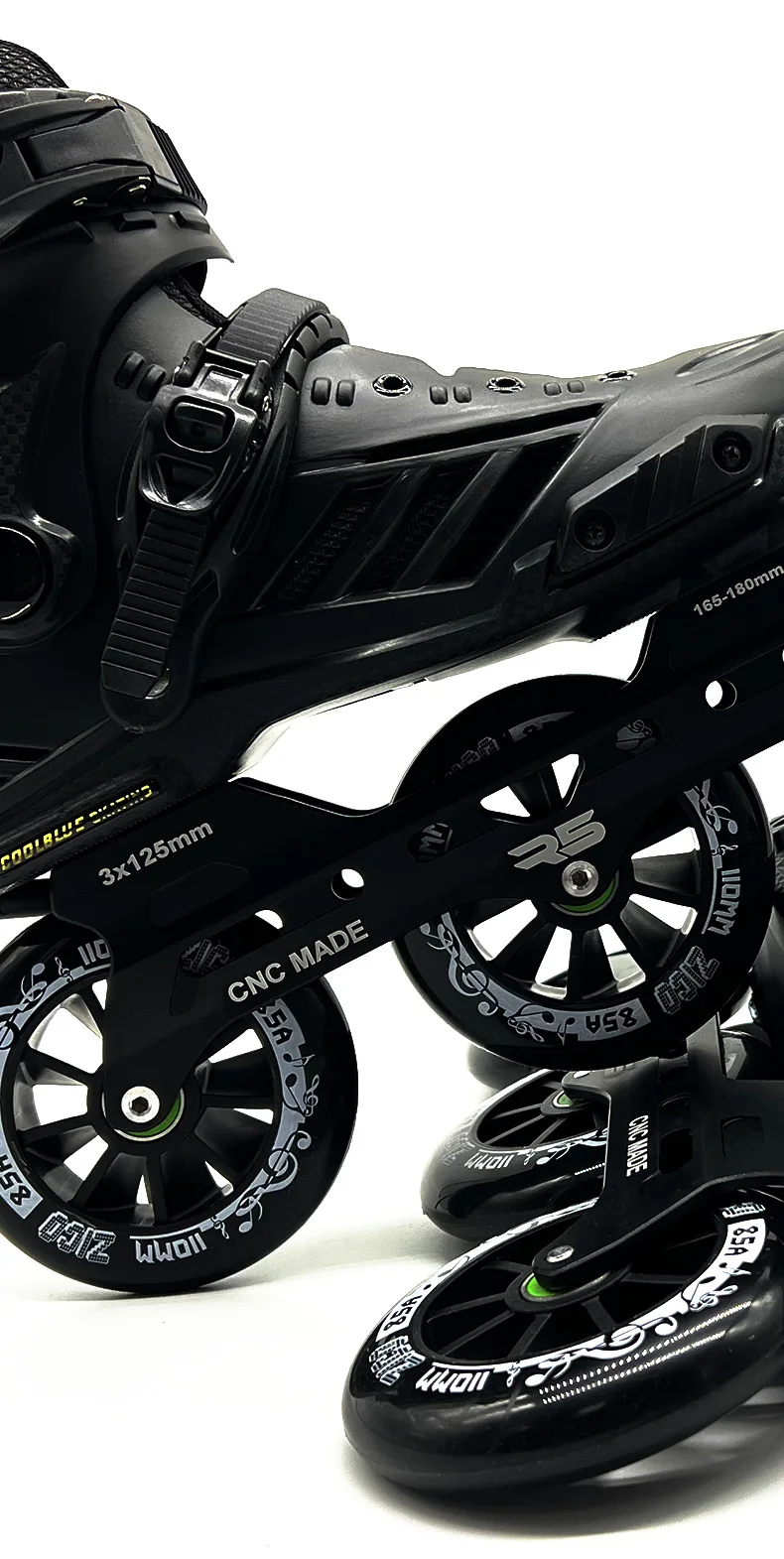 Professional Wholesale Slalom Freestyle Roller Skates Big 3 Wheel Inline Skates For Adults