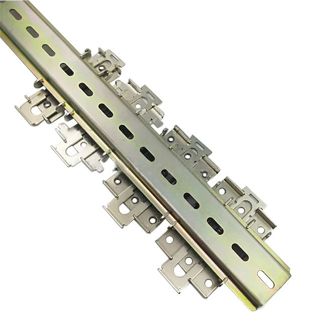 Single Phase Solid State Relay 35mm DIN Rail SSR Fixed Mounting Rail Clip Clamp