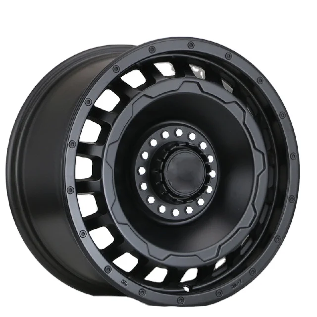 17 * 8.5 retro off-road modified upgraded wheel SUV 4x4 Black 6 * 139.7