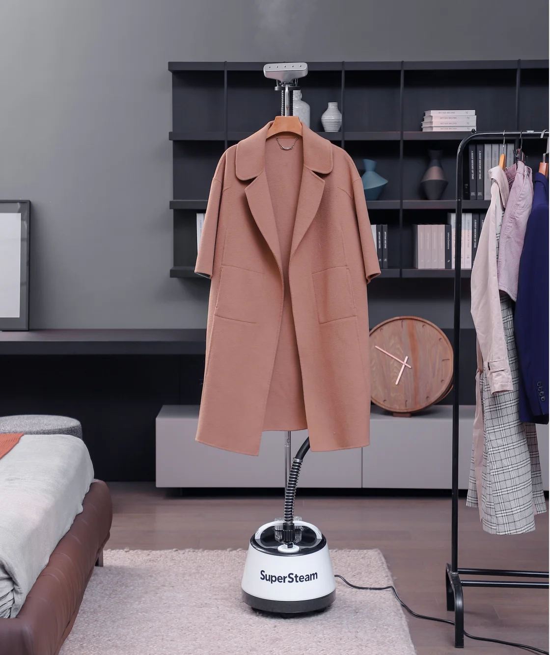 Новая модель 2022, профессиональный отпариватель высокого давления для одежды, коммерческий вертикальный отпариватель для одежды