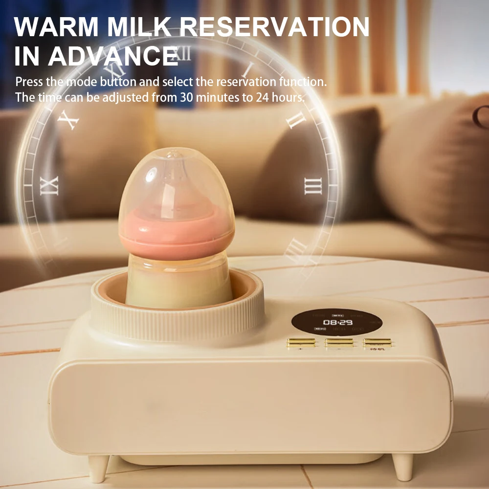 4 in 1 Warming/Unfreeze/Dry/Reservation Breastfeeding Bottle Warmer Breast Milk Warmer Auto Milk Bottle Warmer