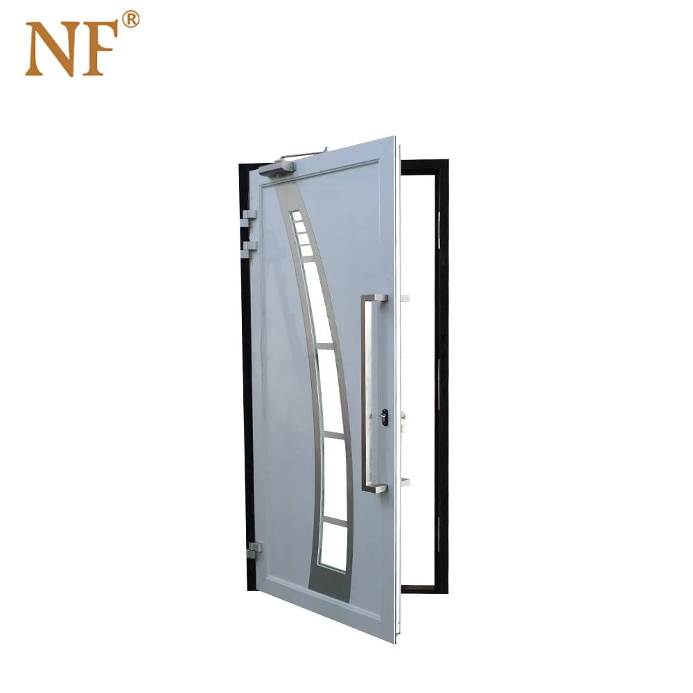 Italian rustic front luxury aluminum entry sliding  door