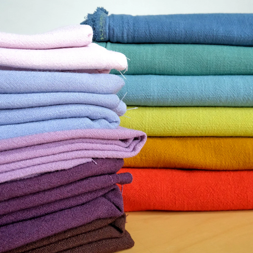 2025 Wholesale Tencel Linen Garment Fabric Designer Fabricbreathable  comfort Tencel74%  Linen26%