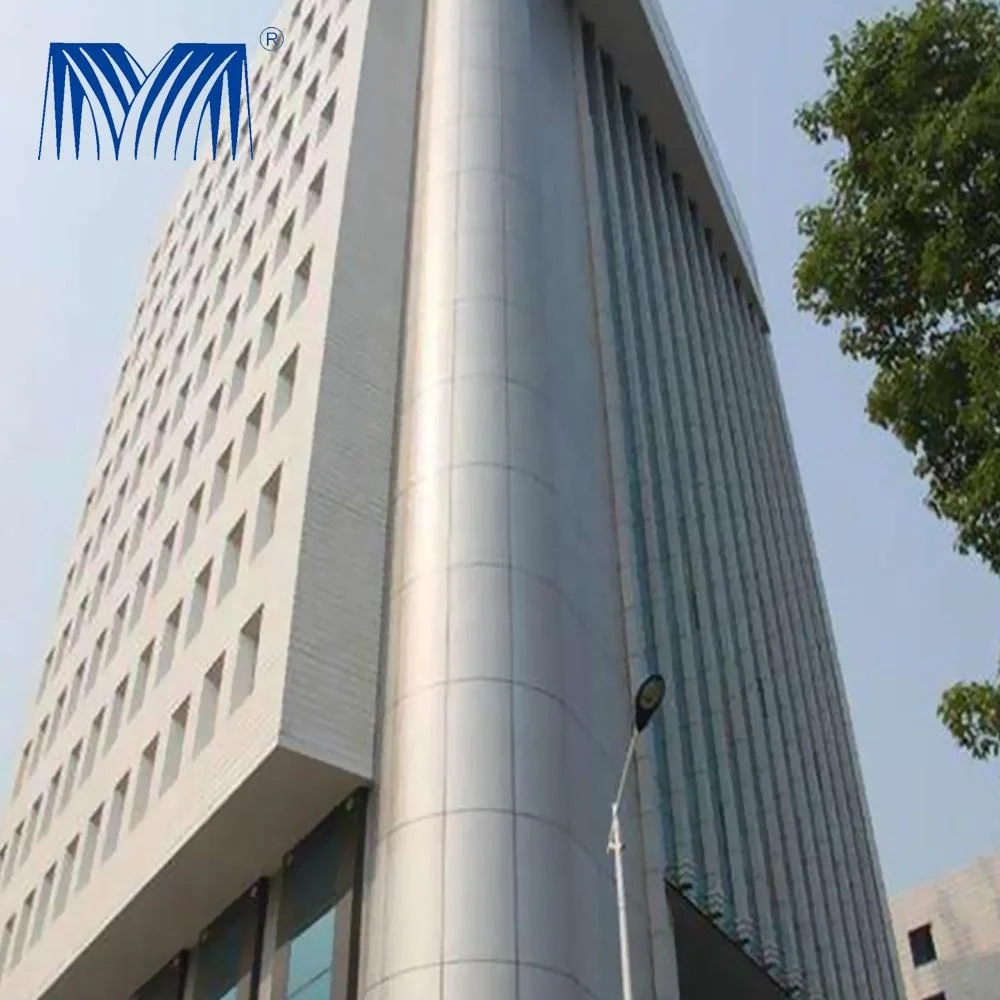 Curtain concrete cladding facade carved decorative wall panels building facade panel aluminum 3d perforated panel