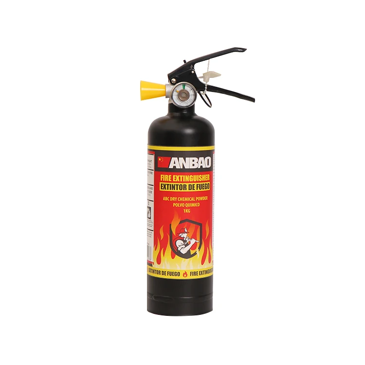 Manufacture wholesale supply Car fire extinguisher 1kg ABC powder with fire nozzle