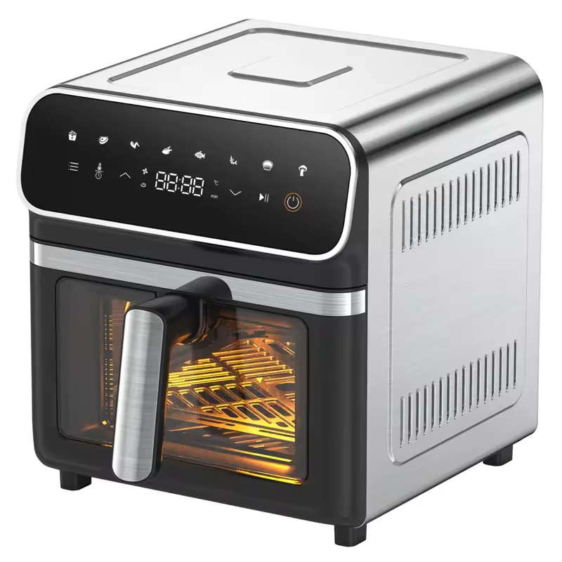 double heating smart digital stainless steel kitchen appliances 1L 2L 3.2L 4L 5.5L 6L 7L 8L 12L air fryers