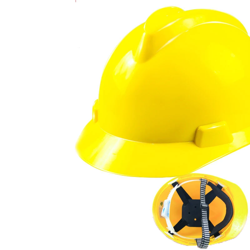 High-quality Outdoor Climbing HDPE ABS Yellow Helmet Aerial Work Industry Safety Helmet