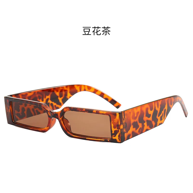 2022 Hip Hop Punk Style Small Frame Rectangle Frame Sunglasses For Wen