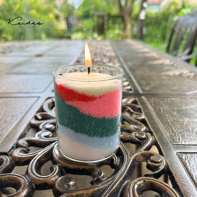 Wholesale Fragrance Floating Pearl Candle sand Bead Granule Color Powder Palm Wax Wedding aromatic white Pearl Sand Candle Wax