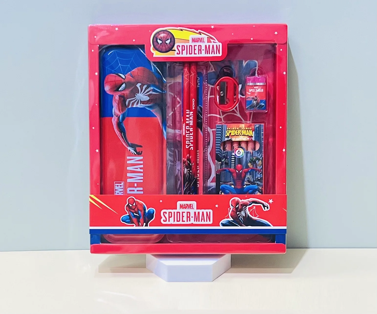 Sanrio school supplies wholesale 6 pcs stationery set with pencil box stationery items stationary accessories for kids