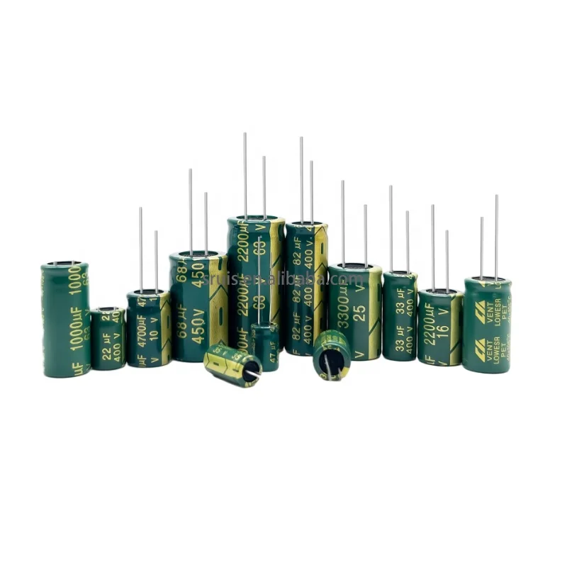 5-20pcs 47UF 100UF 220UF 330UF 470UF 680UF 1000UF 1500UF 2200UF 10V 16V 25V 50V-450V low ESR high frequency aluminum capacitor