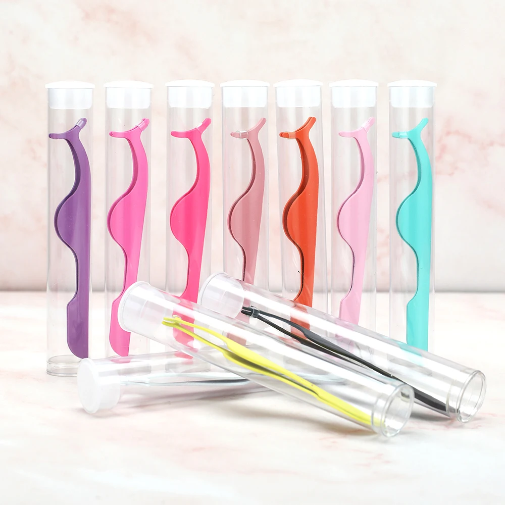 Wholesale Price Plastic Eyelash Tweezers Eyelash Tweezers Plastic Plastic Tweezers For Eyelashes