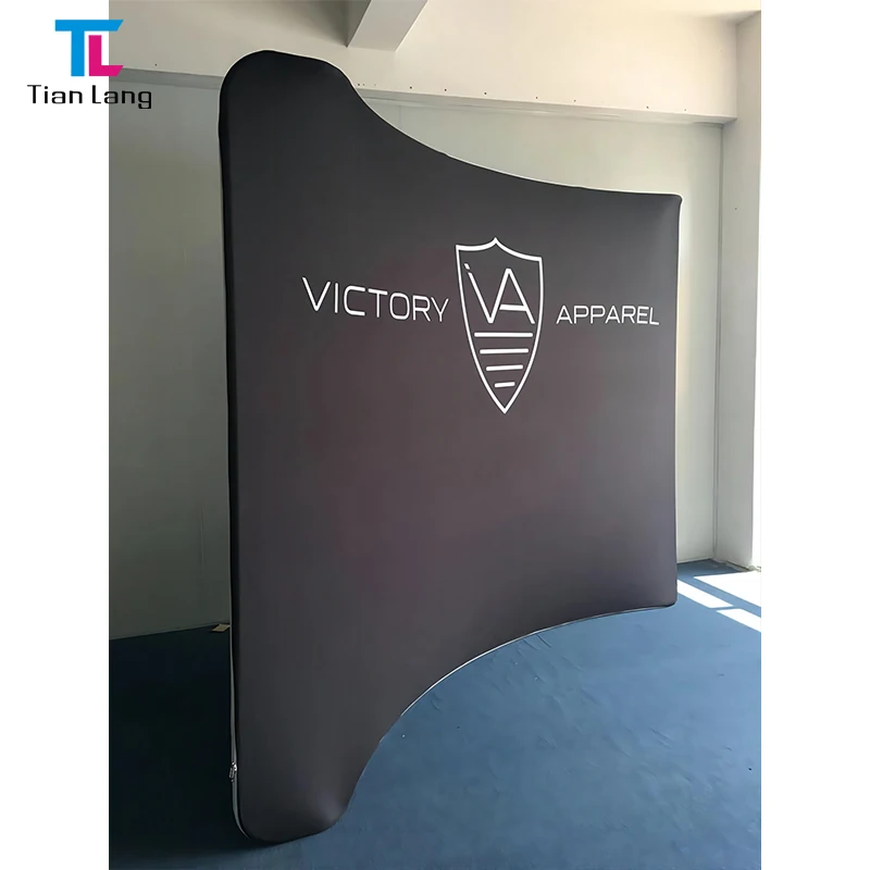 TianLang Hot Sale Gazebos Outdoor Professional Straight Shape Photo Backdrops Trade Show Exhibition Display Stand