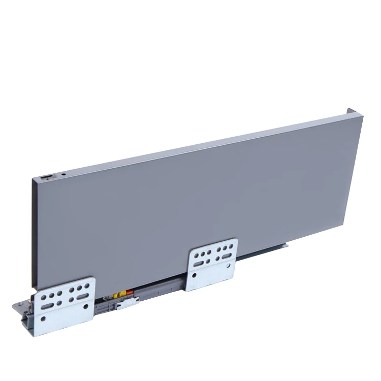 Hot Sales jieyang cabinet kitchen concealed slide double wall soft closing metal tandem box for drawer accessories