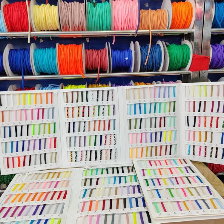 Manufacturers Color Rope Has Thick and Thin Multi-color Polyester Rope Safety Rope Mobile Phone Lanyard Braided