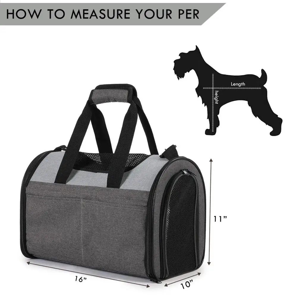Pet Travel & Outdoors Carrier Deluxe Pet Carry Bag Lightweight Puppy Carrier