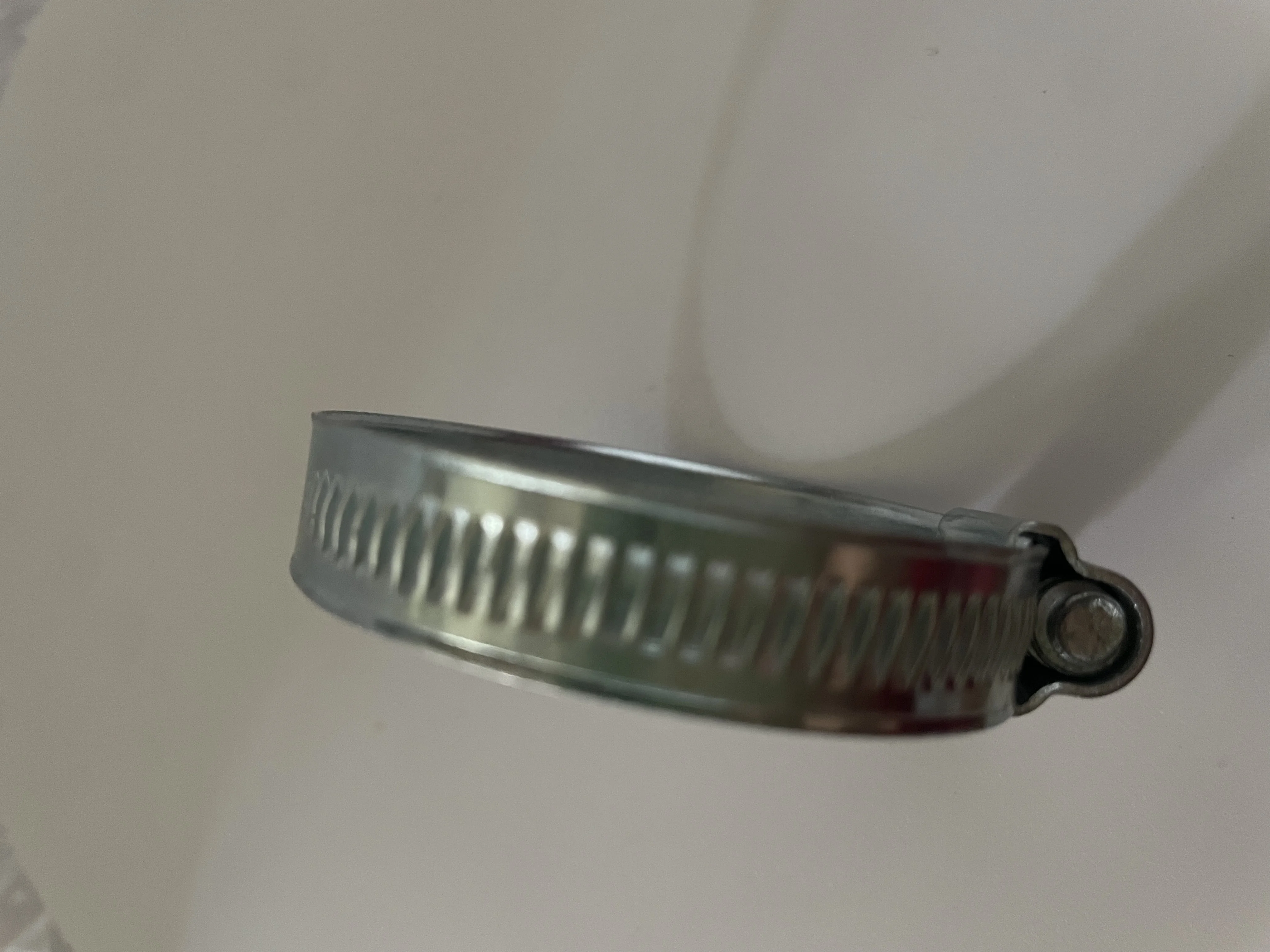 Custom Galvanized Steel British Type Hose Clips Gas Worm Drive Hose Clamps Manufacturer