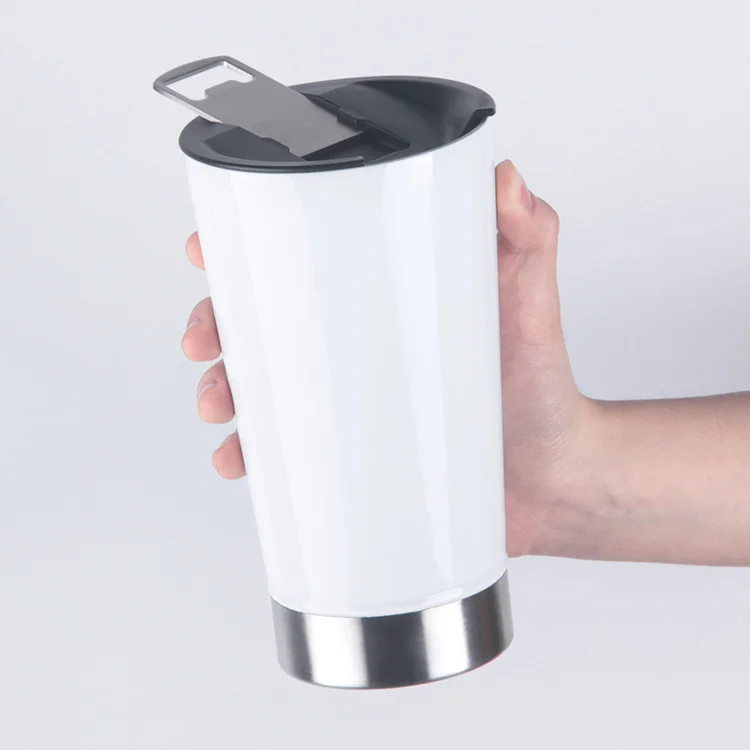 20 унций с двойными стенками вакуумной изоляцией из нержавеющей стали пивная кружка сублимации заготовки белый винный шкаф из нержавеющей стали стакан с крышкой для бутылок