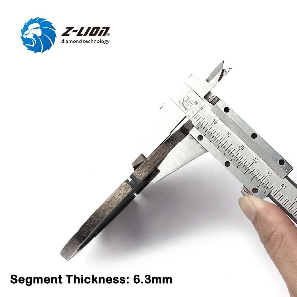 Z-Lion High Quality  115mm Tuck Point Diamond Blade 6mm Thickness Segment Diamond Cutting Saw Blade Grinding Disc