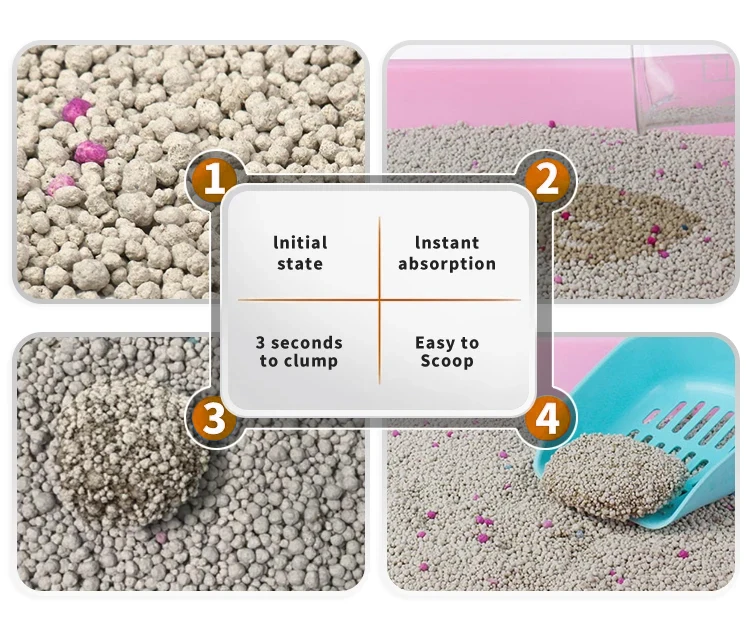 OEM Manufacturers 10L 100% Natural Sodium Cat Sand Lemon Scent Odour Lock Strong Dust Free Clumping Premium Bentonite Cat Litter