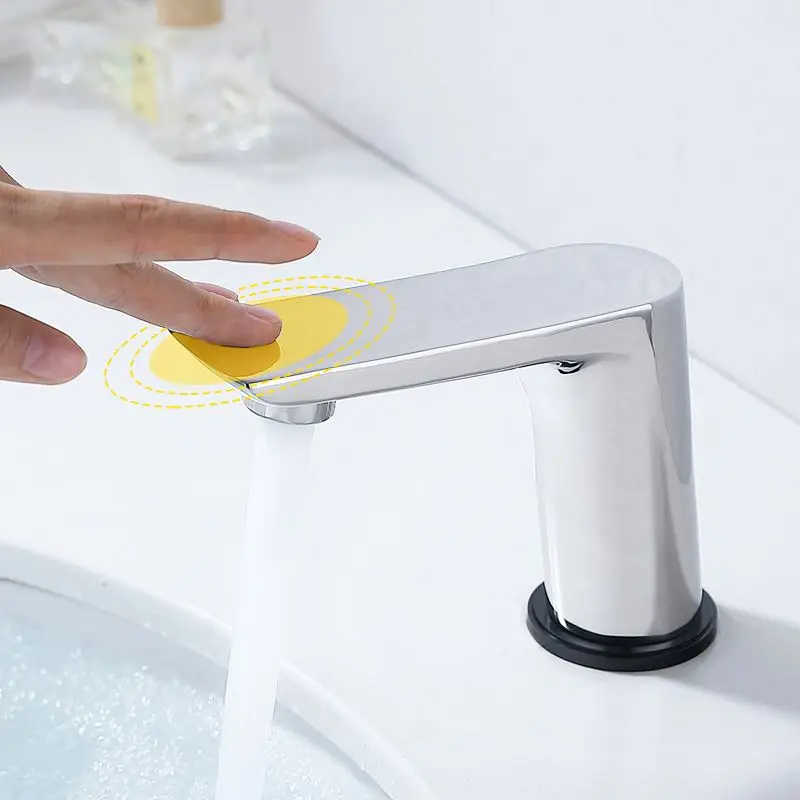 
Hot Selling Stainless Steel Bar Sink With Faucet Smart Touch Sensor Water Tap 