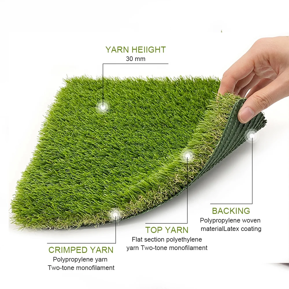 HANWEI Cheap grass carpet simulation of carpet lawn Artificial Turf indoor and outdoor grassland