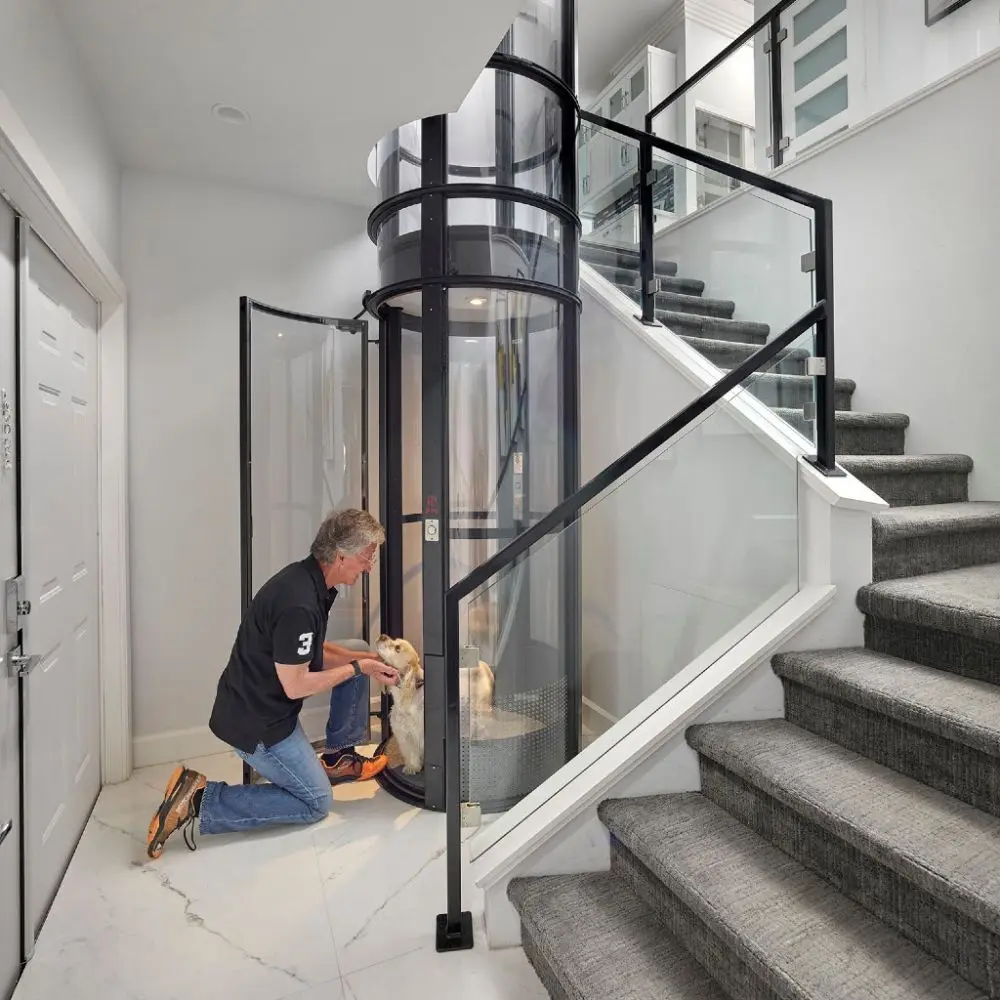 house  barrier free elevator  residential stair lift   Beautiful glass elevator for home    Safe and stable