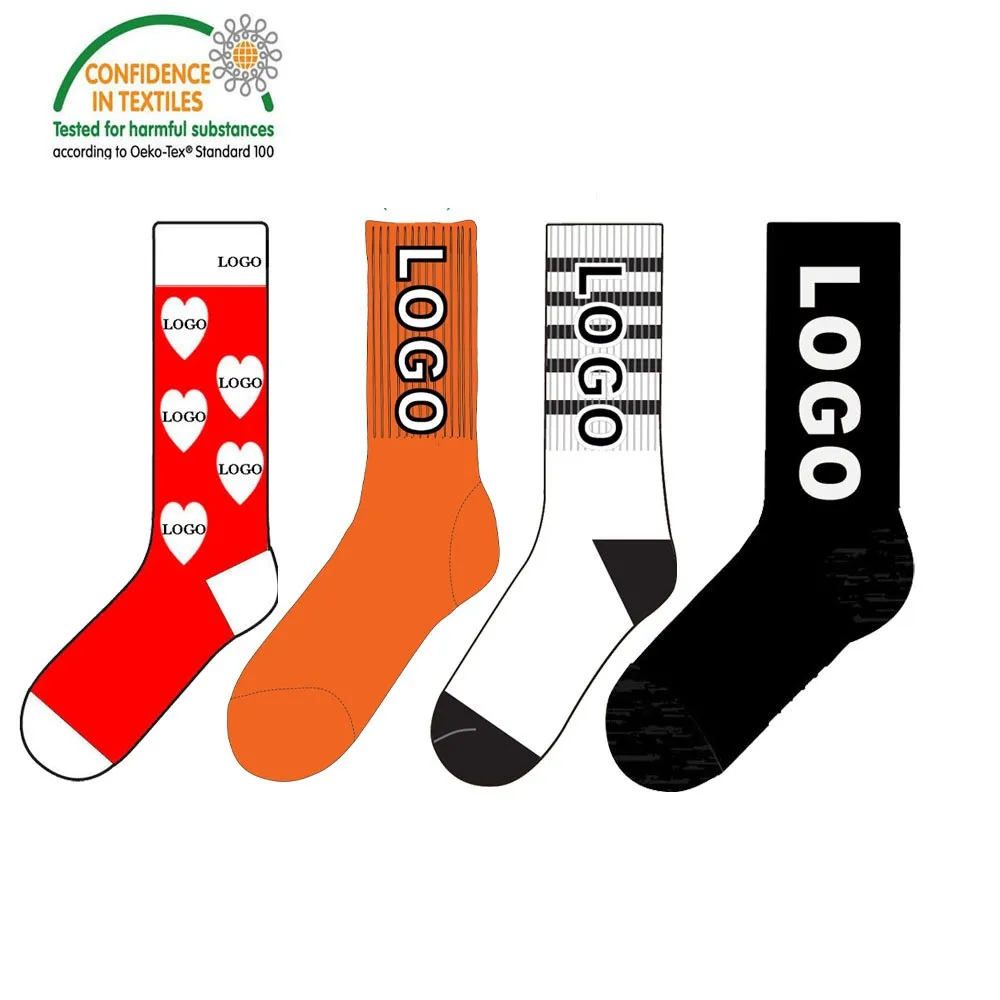 Wholesale Hip Hop Sneakers Crew Hemp Socks Custom Marijuna Weed  Socks For Streetwear