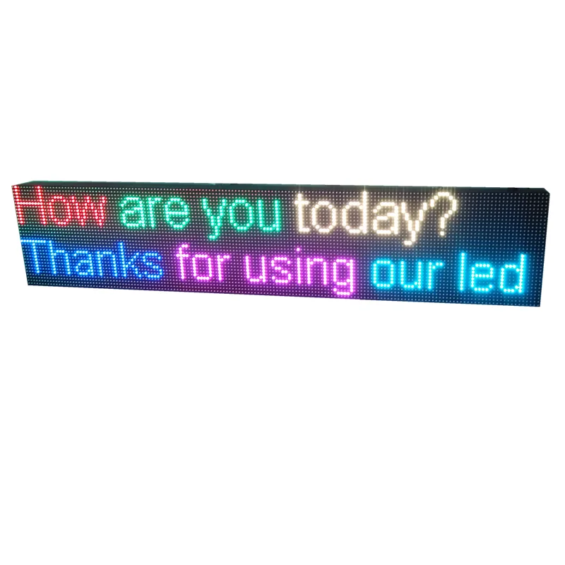 Running Message TEXT Led Display Mono Red White Color Indoor Outdoor Semi Outdoor P10
