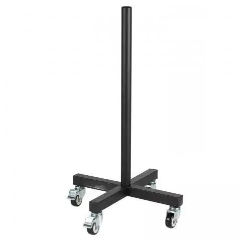 Weight Plate Stand Movable Barbell Bumper Plates Rack Weight Plate Rack With Wheels
