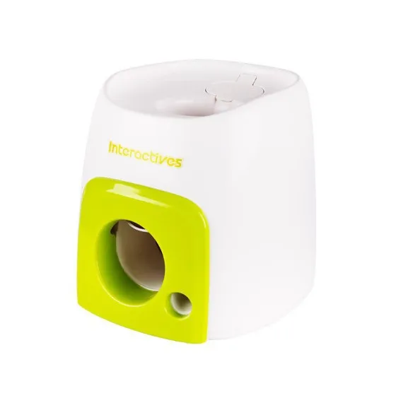 AFP Interactive Pet Dog Cat Toy Automatic Dog Tennis Ball Launcher Thrower Puzzle Slow Feeder Treat Dispenser Cat Teaser Toy