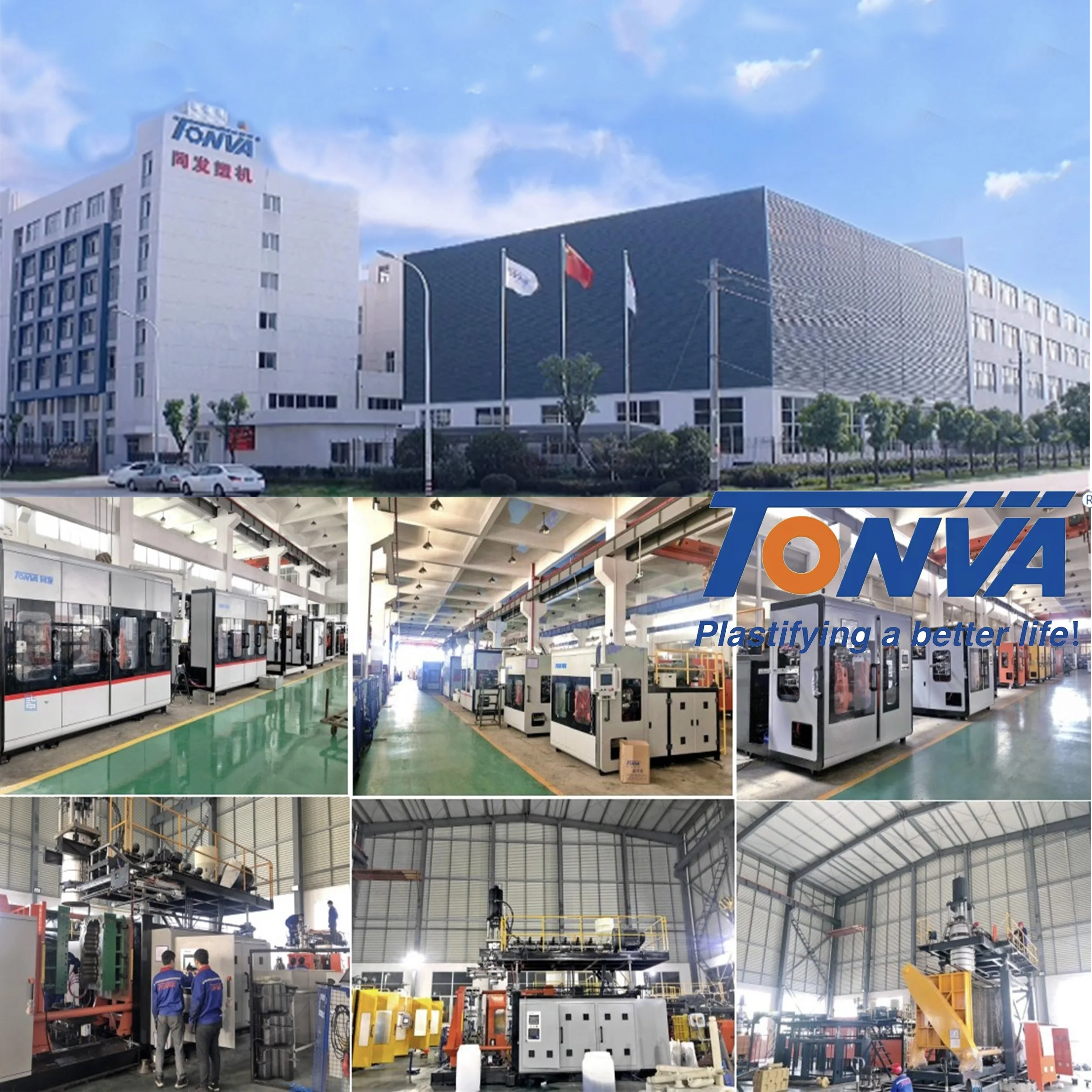 Plastic blow molding machine for transparent PETG PC bottle production widely used for PETG cosmetics daily using bottle