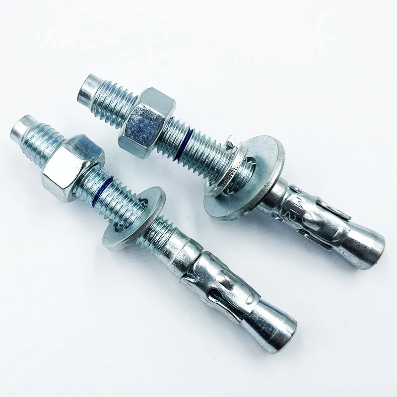 heavy duty wedge anchor zinc plated with line