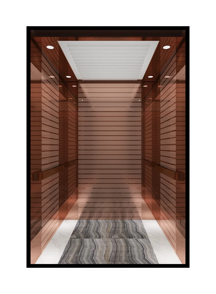 Popular luxury 304,316,410,430 stainless steel elevator door price elevator door sensor price interior decoration