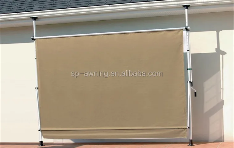 Easy Installed Free Standing Balcony Awning No Drilling On Walls Cheap Sun Protection Standing Balcony Awning