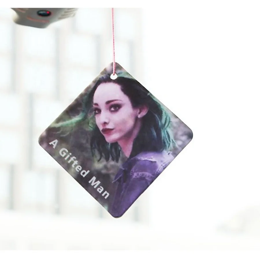 custom printing absorbent paper car air freshener and hanging perfume cards for promotion gifts