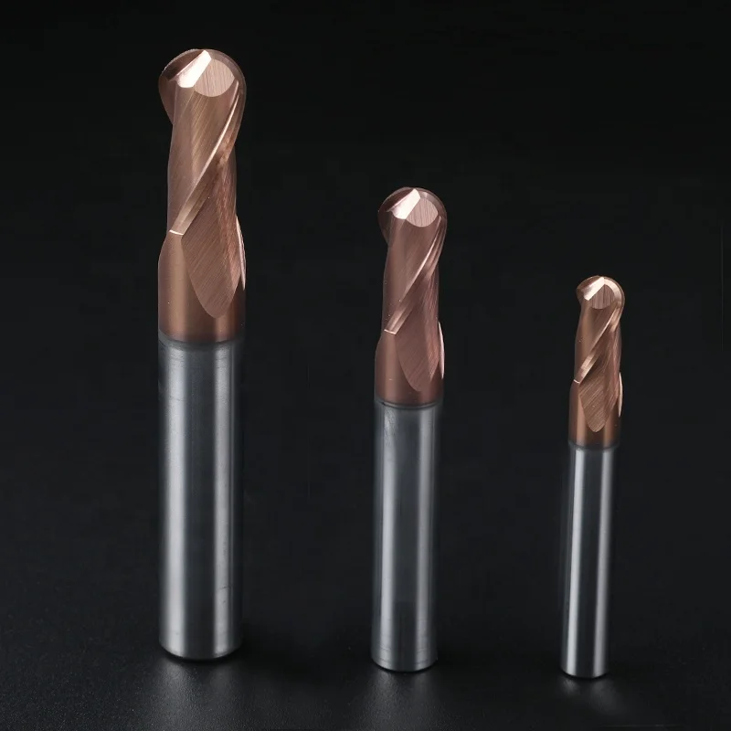 Ball Nose Endmill Carbide End Mill Cutters CNC Lathe Tools Cutting Tools HRC65