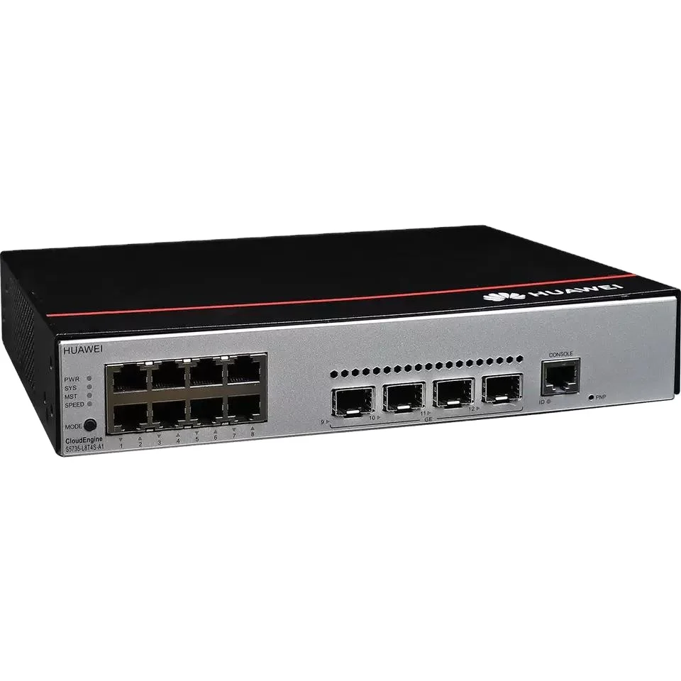 New Original H u a w ei 8 port Gigabit Ethernet Switch S5735-L Series S5735-L8T4S-A1