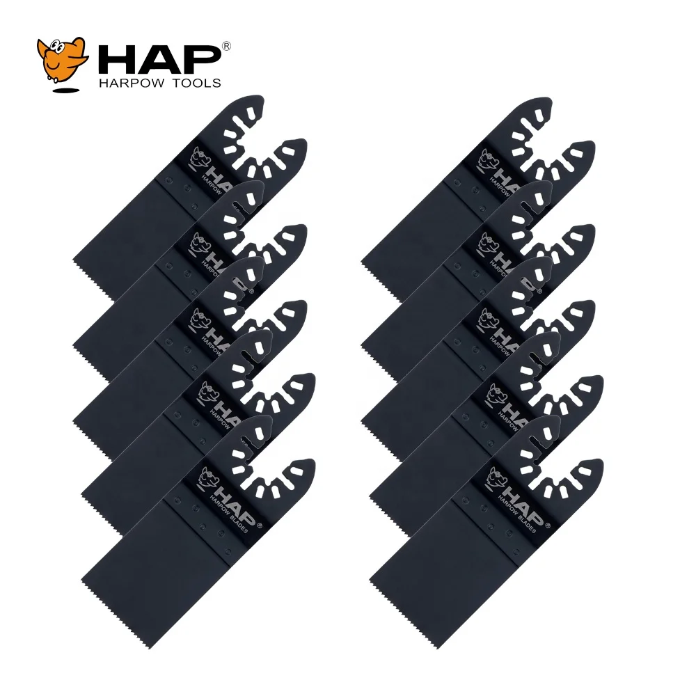 Power Tool Accessories Quick-fit Oscillating Multi Tool Blade 34MM Bi-Metal Oscillating Blade For Wood Metal Cutting