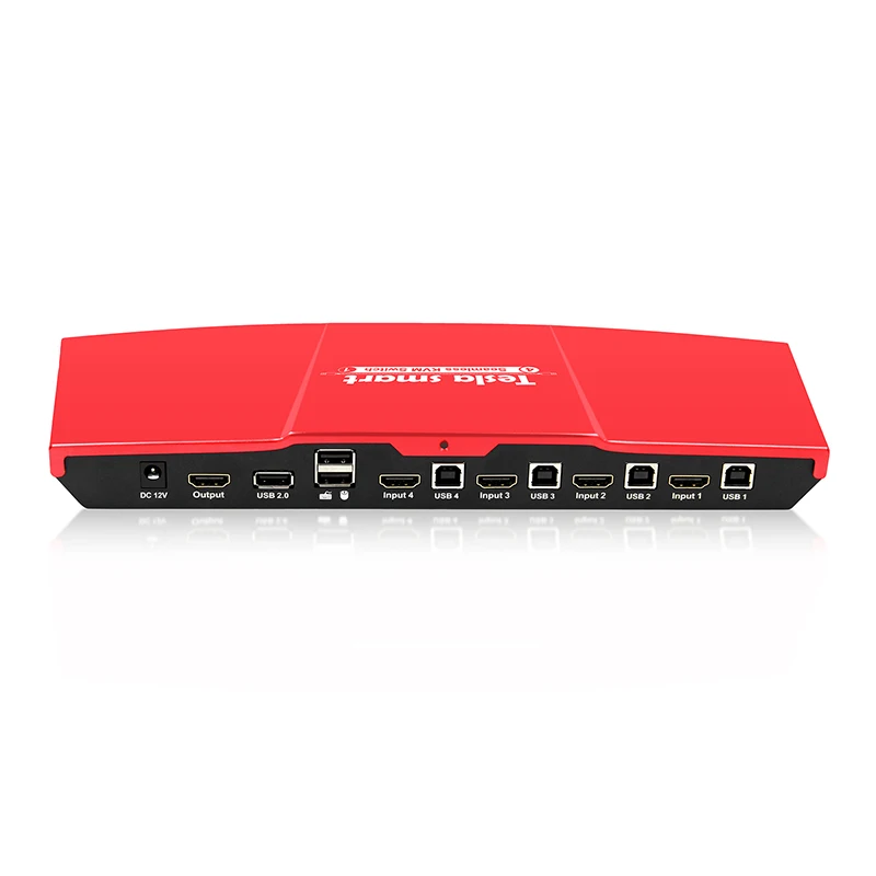 TOP PIP 4 Ports RS232 Kvm Switch Usb 2.0  Seamless switch