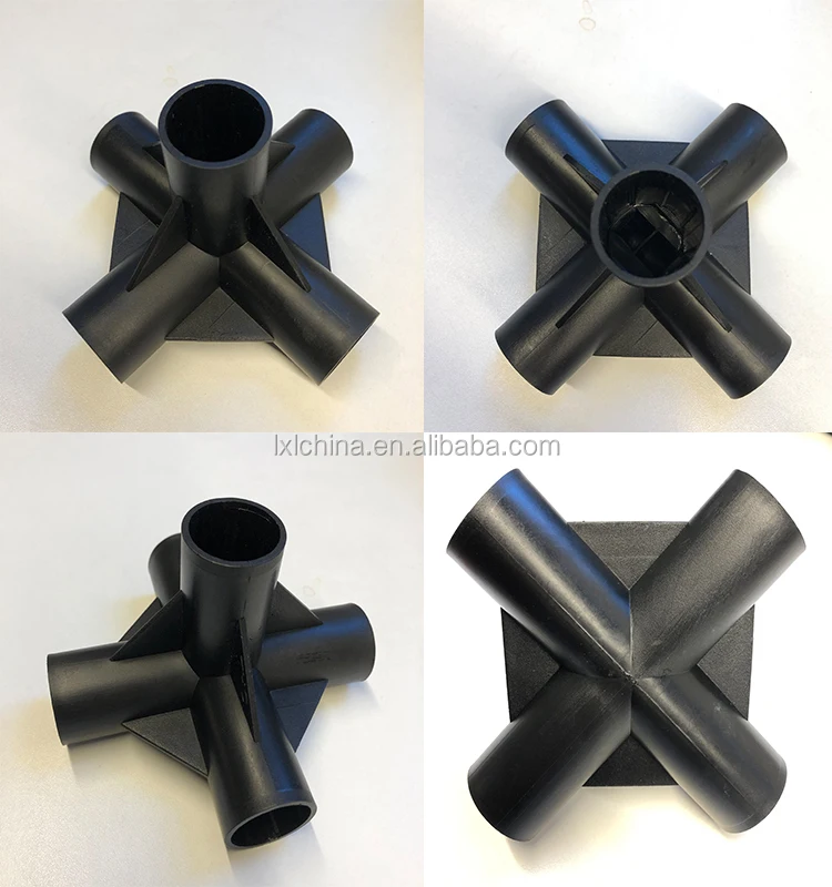 OEM ODM plastic injection molding New Plastic silver plate pipe fitting connector & plastic connector assembly service