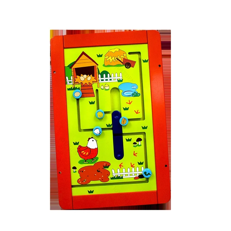 Wholesale high quality indoor educational toys beech wood wall game kindergarten creative toddler wood toy