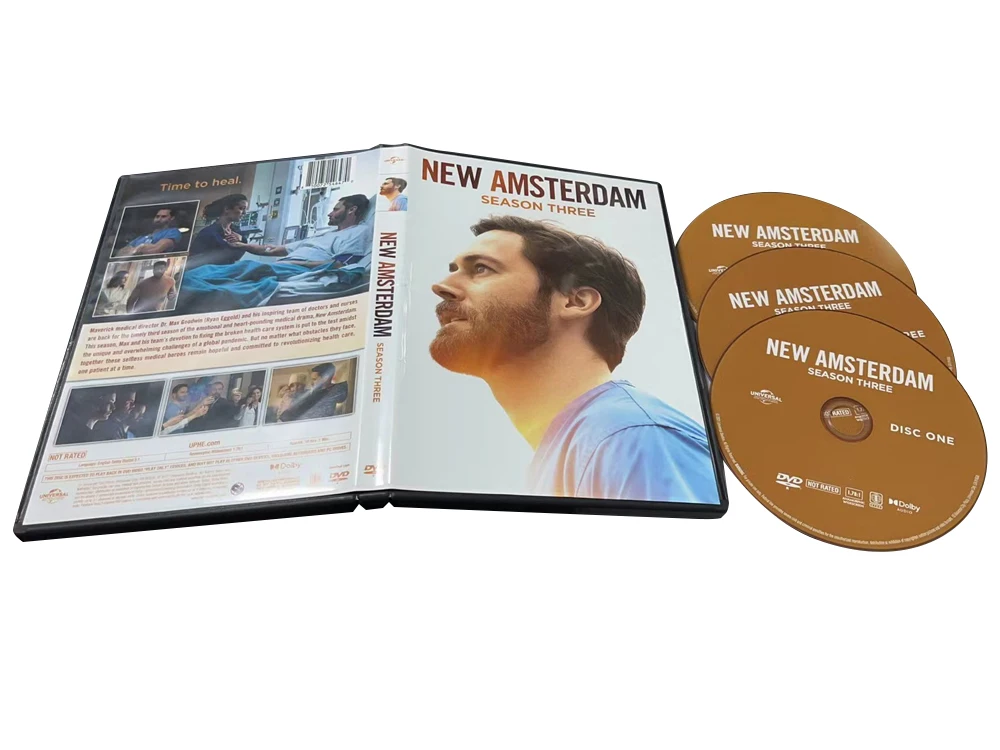 NEW AMSTERDAM Season 3 new from factory 3DVD dvd movies in bulk single season and complete series box set mix order supported