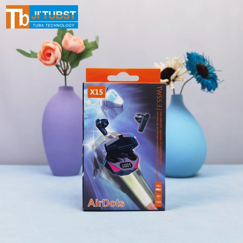 X15 Trending products 2022 new arrivals smart electronics Gaming Earphones & Headsets x15 ear buds Earphones