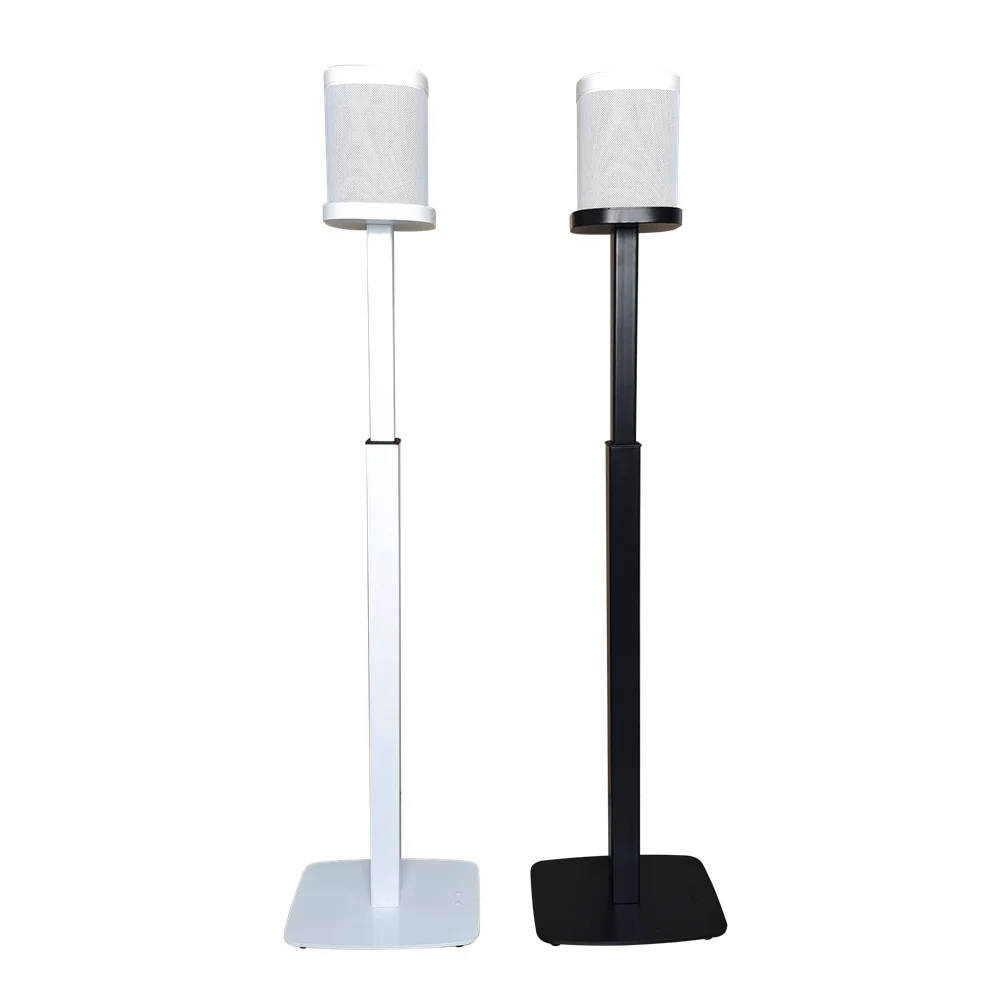 Height adjustable speaker floor stand speaker mount for SONOS ONE SL Bose
