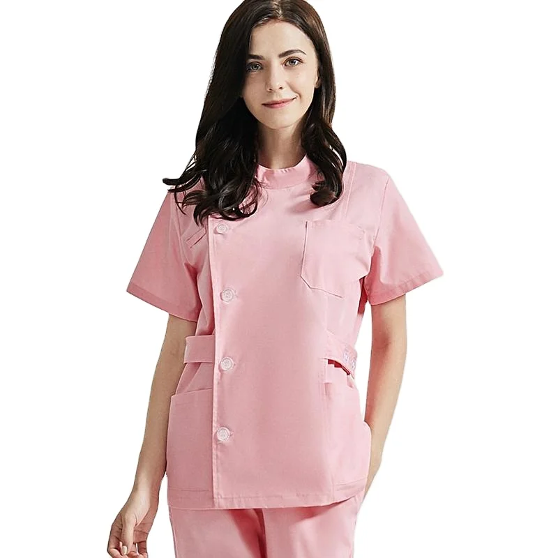 Медицинские скрабы, униформа медсестры и больницы, униформа стоматологической униформы для мужчин и женщин с тканью для одежды