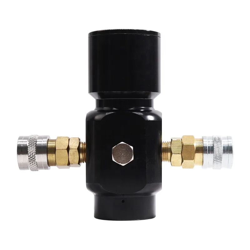 PCP paintball Dual 8mm female adapter HPA Mini CO2 Regulator for Pneumatic Tools Paintball Air and soft 0-230psi