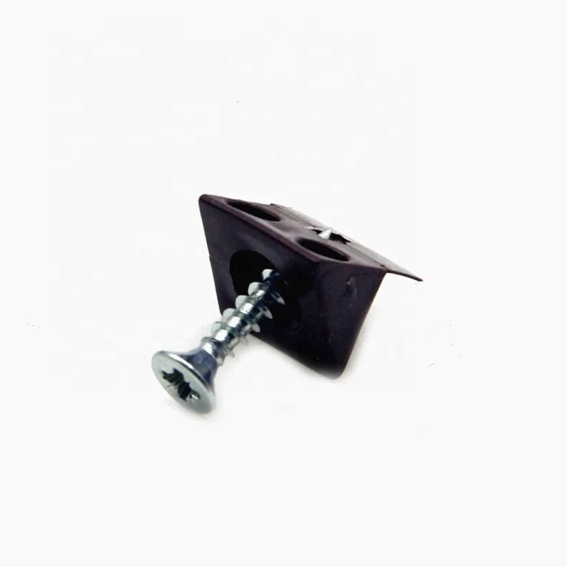 furniture plastic back panel connector bracket shelf support