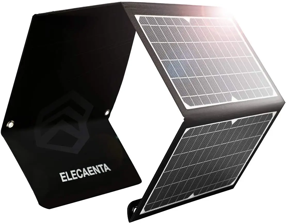 Shenzhen High Efficiency ETFE 30W Folding Portable Camping Solar Power Panel solar cell Charger